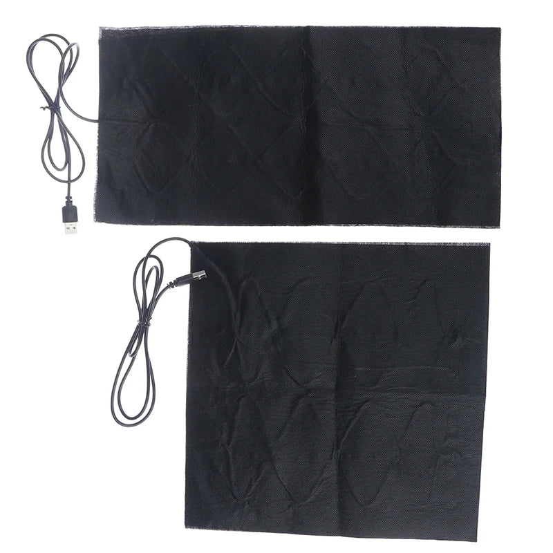 USB Carbon Fiber Heating Pad – Fast-Heating Infrared Body Warmer Electric Winter Heat Mat in 7 Sizes