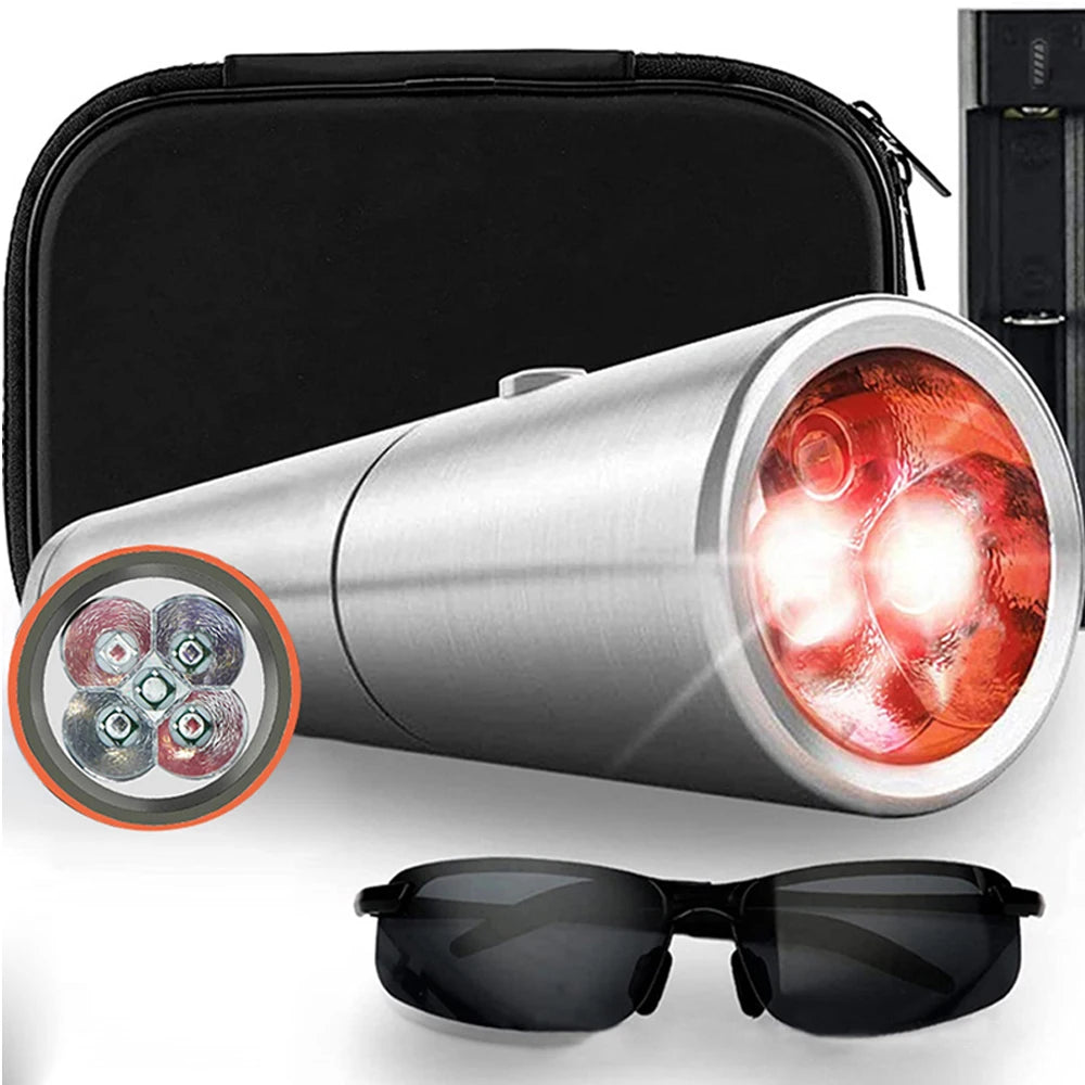 Red Light Therapy Wand – 5 Wavelengths Pain Relief & Acne Treatment