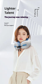 Memory Foam Travel Neck Pillow – U-Shaped Cervical Support