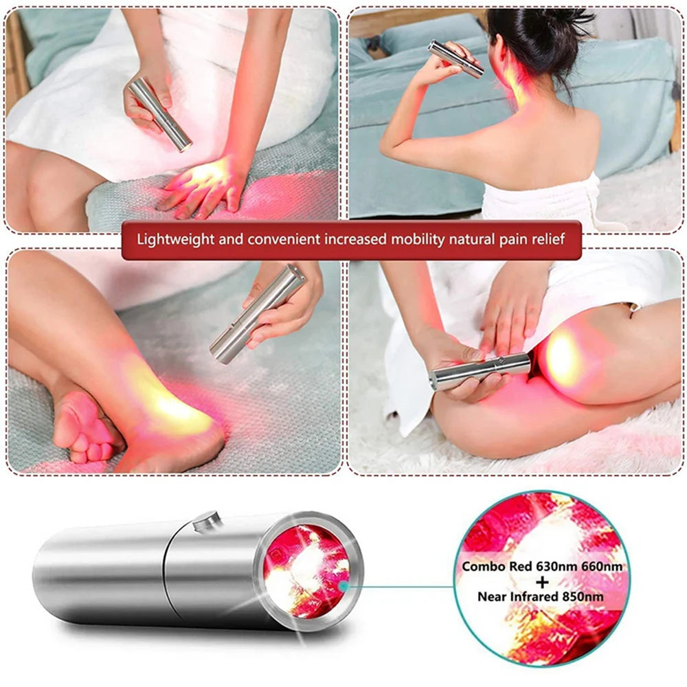 Red Light Therapy Wand – 5 Wavelengths Pain Relief & Acne Treatment