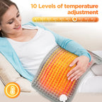 Electric Heating Pad Pet Heat Mat – Constant Timer Body Warming Thermal Mat for Abdomen & Hand