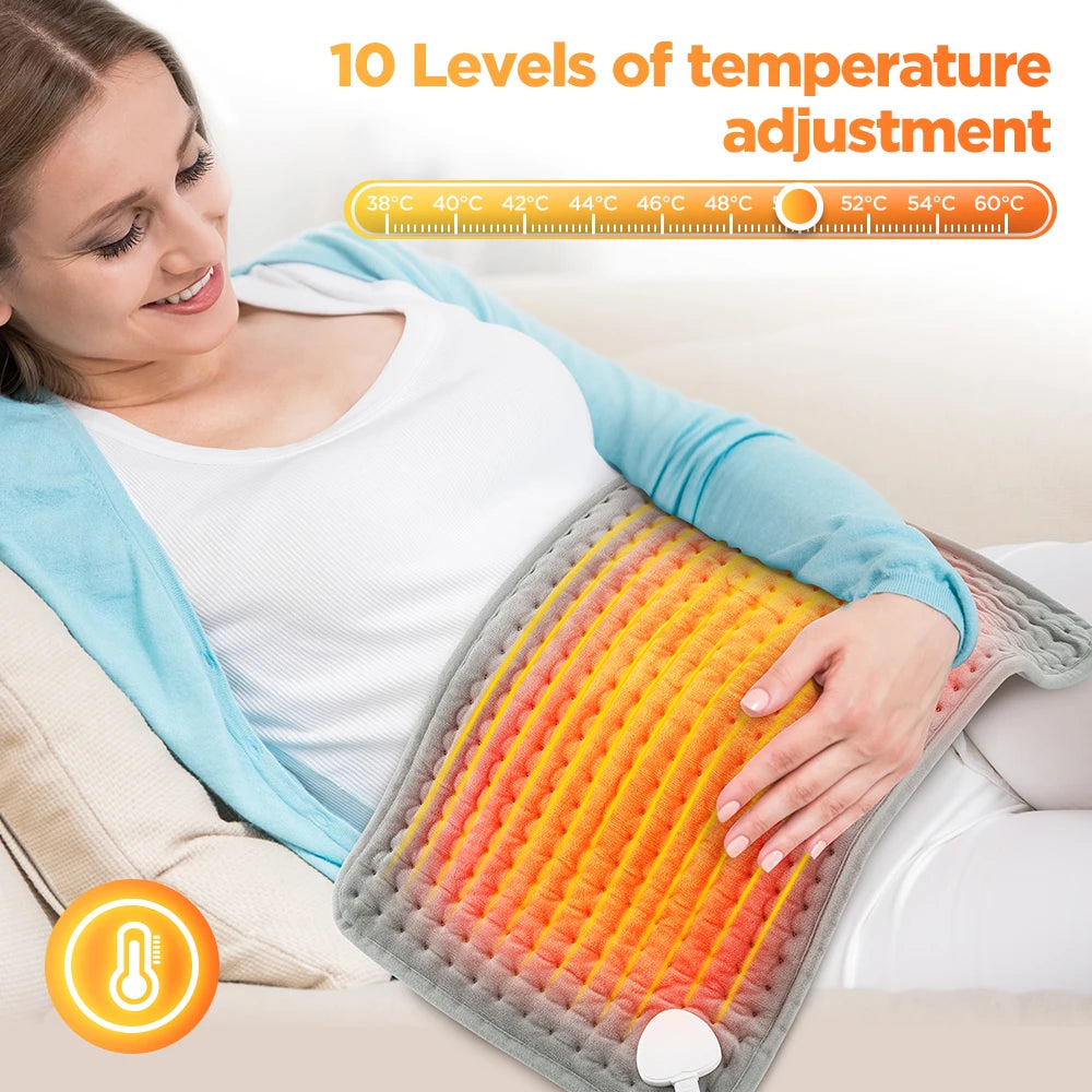 Electric Heating Pad Pet Heat Mat – Constant Timer Body Warming Thermal Mat for Abdomen & Hand