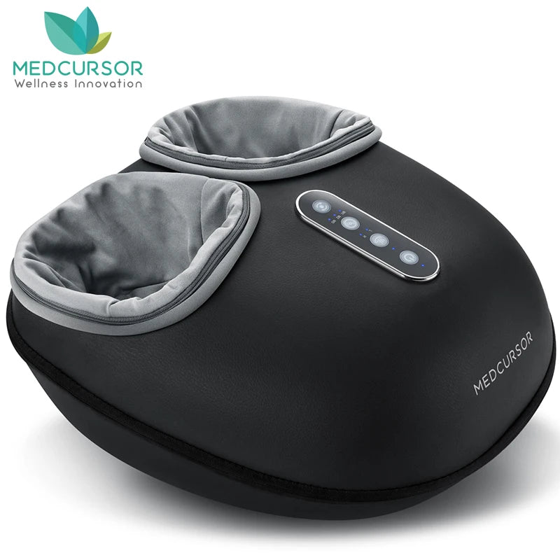 Medcursor Shiatsu Foot Massager Machine with Heat – Roller Muscle Relaxation & Pain Relief Fully Wrapped