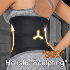 Adjustable Neoprene Waist Trainer for Women – Double Belt Corset with Zipper for Tummy Control & Back Support