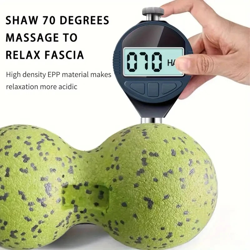 High-Density Peanut Massage Ball – Double Mobility Roller for Deep Tissue & Spine