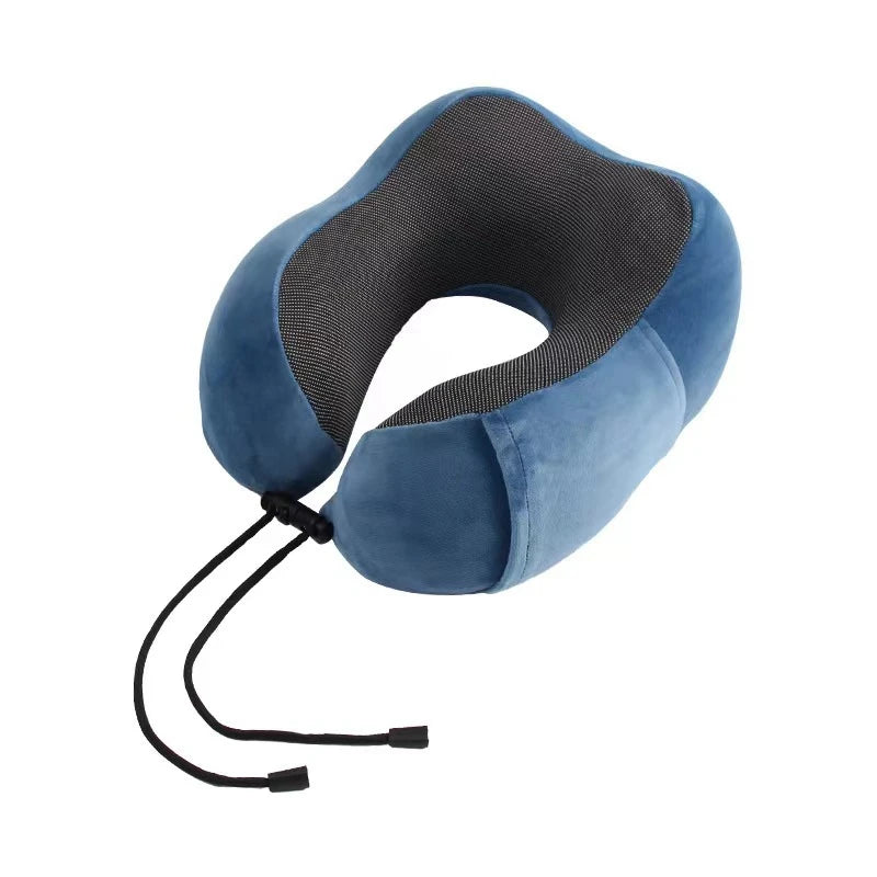 HEALTENCE Memory Foam Neck Pillow – U-Shaped Travel Support