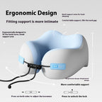 Memory Foam Travel Neck Pillow – U-Shaped Cervical Support