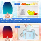 Headache & Migraine Relief Ice Hat – Gel Cold Compress Therapy Cap with Eye Mask for Pressure Pain Relief