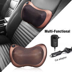 Electric Shiatsu Head & Neck Massager Pillow – Multifunctional Car & Home Relief