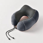 HEALTENCE Memory Foam Neck Pillow – U-Shaped Travel Support
